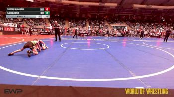 58 lbs Final - Owen Slinker, Sebolt Wrestling Academy vs Kai Burns, Minion Training Center