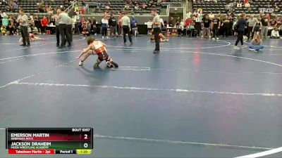 75 lbs Cons. Round 3 - Emerson Martin, Nebraska Boyz vs Jackson Draheim, Moen Wrestling Academy