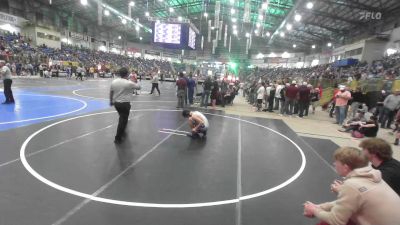 140 lbs Consi Of 16 #1 - Noah Weber, Hayden vs Julian Alvarado, Las Animas Junior High