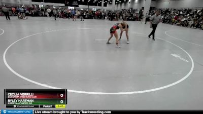 120 lbs Champ. Round 1 - Ryley Hartman, Immortal Athletics WC vs Cecilia Verrilli, Bad Karma Wrestling Club