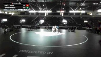 Girls 155 lbs 1st Place Match - Bailey Parker, Peninsula (Girls) vs Ryley Nager, Curtis (Girls)