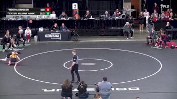 130 lbs 1st Place Match - Regina Stoeser, Harrisburg vs Cateri Yellow Hawk, Sully Buttes