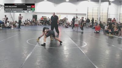 90 lbs Rr Rnd 2 - Vito Naljayan, Mat Assassins Red - BK8E vs Griffin Doroshenko, Mat Assassins White - BK8E