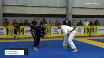 Yuri Dos Santos vs Nathan Mendelsohn 2020 American National IBJJF Jiu-Jitsu Championship