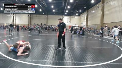 110 lbs Semifinal - Trey Longano, Beebe Trained vs Colton Kersey, Heatwave Wrestling Club, FL