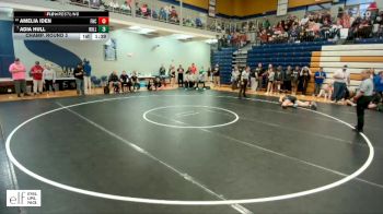 140 lbs. Champ. Round 3 - Adia Hull, Willard vs Amelia Iden, Francis Howell Central