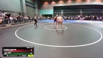 215 lbs Quarterfinal - Caden Fowler, Spanish Springs vs Joe Weil, Burns