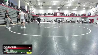 184 lbs Champ. Round 2 - Mason Buss, Southwest Minnesota State vs Patrick Jackson, Gannon