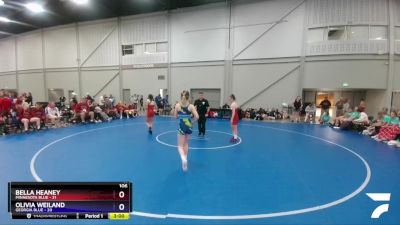 106 lbs Placement Matches (8 Team) - Bella Heaney, Minnesota Blue vs Olivia Weiland, Georgia Blue