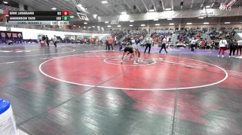 165 lbs Cons. Round 2 - Erik Lessears, Briar Cliff (Iowa) vs Anderson Tate, Oklahoma Wesleyan