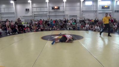 80 lbs Round 3 - Cruz Evans, Backyard Brawlers vs Raige Morrison, 84 Athletes (VA)