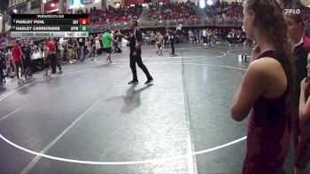 107 lbs Cons. Round 3 - Hadley Carruthers, St Paul Youth Wrestling vs Paisley Pohl, Grand Island Legacy Girls Wrestling Club