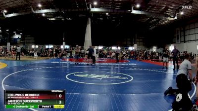 60 lbs Semifinals (4 Team) - Columbus Behrooz, RICHMOND WRESTLING CLUB vs Jameson Duckworth, 84 ATHLETES