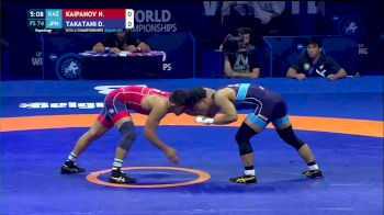 74 kg Repechage #2 - Nurkozha Kaipanov, Kazakhstan vs Daichi Takatani, Japan