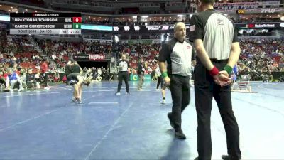 3A-106 lbs Cons. Round 5 - Carew Christensen, Waukee Northwest vs Braxton Hutchinson, Burlington