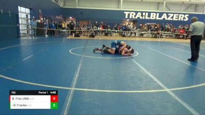 150 lbs Round 1 - Robert Franks, Allen vs Braiden Frey UNA, Olathe North