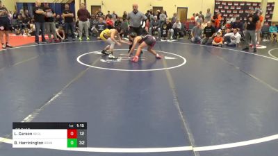 95 lbs Rr Rnd 5 - Lucas Carson, Gladiators K-8 vs Bryce Harrinington, Team Round-Up K-8