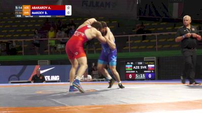 86 kg Semifinal - Abubakr Abakarov, AZE vs Boris Makoev, SVK