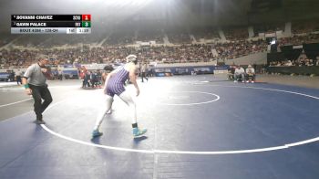 128-D4 1st Place Match - Gavin Palace, Payson High School vs Jiovanni Chavez, Santa Cruz Valley Union High School