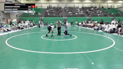 132 lbs Semis & 3rd Wb (16 Team) - Brandon Higgins, Camden County vs Maddox White, West Forsyth