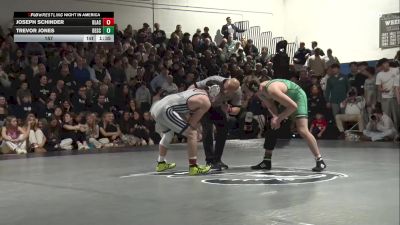 157 lbs Joseph Schinder, Blair Academy vs Trevor Jones, Delbarton School