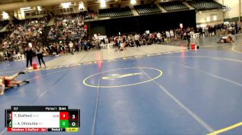 157 lbs Cons. Round 1 - Adam Ohnoutka, Briar Cliff (Iowa) vs Tristan Stafford, Western Wyoming College