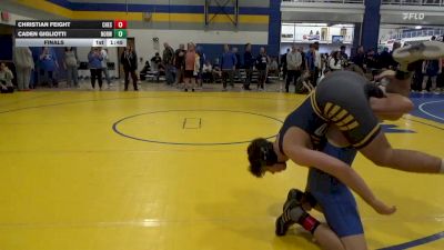 160 lbs Final - Christian Feight, Chestnut Ridge vs Caden Gigliotti, Norwin