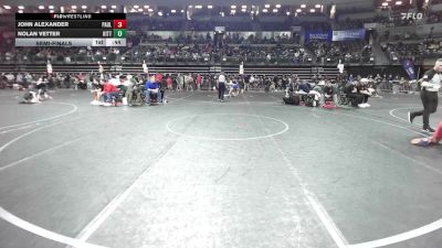 120 lbs Semifinal - John Alexander, Paulsboro Junior Wrestling vs Nolan Vetter, Kittatinny