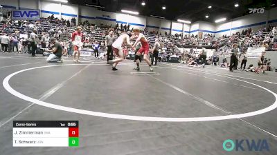 140 lbs Consolation - Jack Zimmerman, Shelton Wrestling Academy vs Tommy Lee Schwarz, Lions Wrestling Academy