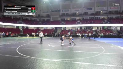 144 lbs Champ. Round 1 - Reid Kramer, Rocky Mountain vs Zachary Cooper, Timberline