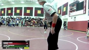 165 lbs Round 1 - Gavin Heffron, Rocky River vs Robert Bess, Brookside