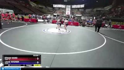 120 lbs Round 2 (16 Team) - Ethan Ward, SJWA vs Louis Wagner, NAWA