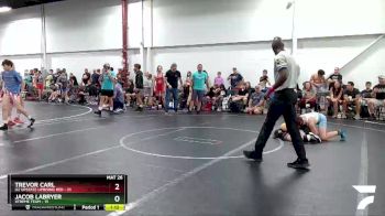 105 lbs Round 1 (8 Team) - Trevor Carl, U2 Upstate Uprising Red vs Jacob Labryer, Xtreme Team