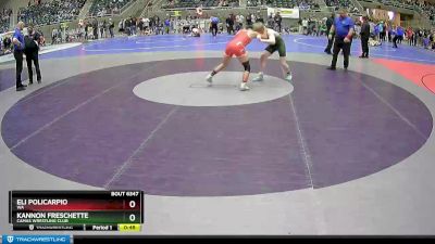 165 lbs Semifinal - Kannon Freschette, Camas Wrestling Club vs Eli Policarpio, Wa