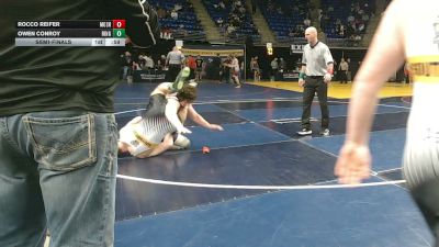 195 lbs Semifinal - Rocco Reifer, Moshannon Valley vs Owen Conroy, Ringgold