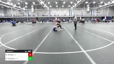 125 lbs Consi Of 4 - Bubba Wright, Air Force Academy vs Nain Vazquez, Army-West Point