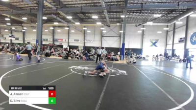 114 lbs Rr Rnd 2 - Josh Allman, South Medford Mat Club vs Gavin Silva, Rogue Matclub