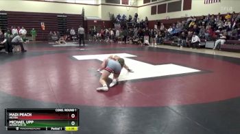 126 lbs Cons. Round 1 - Madi Peach, Milton vs Michael Upp, Interstate 35
