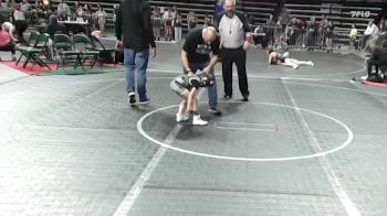 45 lbs Quarterfinal - Logan Page, Kingsway vs Athena Kalvesmaki, Bridgewater