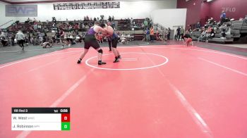 Rr Rnd 3 - Wyatt West, Woodland Wrestling Club vs Jacob Robinson, Mannford Pirate Youth Wrestling