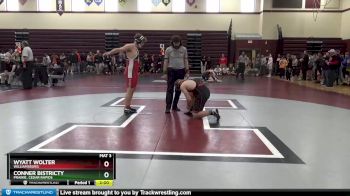 JV-38 lbs Quarterfinal - Conner Bistricty, Prairie, Cedar Rapids vs Wyatt Wolter, Williamsburg