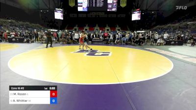 144 lbs Cons 16 #2 - Max Rosen, IL vs Adam Whittier, WI