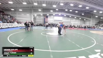 5-113 lbs Cons. Round 2 - Hailey Turner, Riverbend vs Aronde Phillips, William Fleming