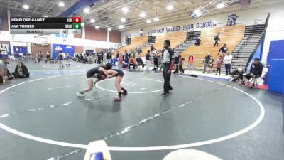 89-98 lbs Round 2 - Penelope Gamez, OCRTC vs Ava Torres, Neutral Grounds
