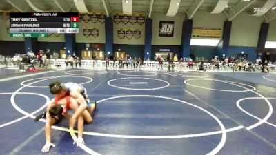 149 lbs Champ. Round 2 - Troy Gentzel, East Stroudsburg vs Jonah Paulino, Noke Wrestling RTC