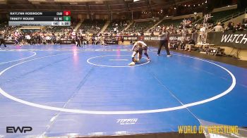 88 lbs Semifinal - Raylynn Robinson, Charlotte Hammerheads vs Trinity Rouse, 951 Wrestling Club