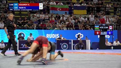 60 kg Final 3-5 - Hasan Hasanov, Azerbaijan vs Nathan Nash, Canada