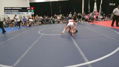 140 lbs Round 4 (6 Team) - Hayden Lauterback, Mat Assassins Black vs Nathan Newman, Ohio Gold Black
