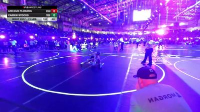 74 lbs Quarterfinal - Lincoln Florang, Kearney Matcats vs Caiden Stocks, True Grit Wrestling