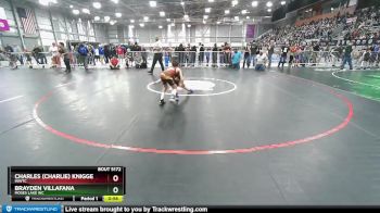 66-67 lbs Round 3 - Charles (Charlie) Knigge, INWTC vs Brayden Villafana, Moses Lake WC